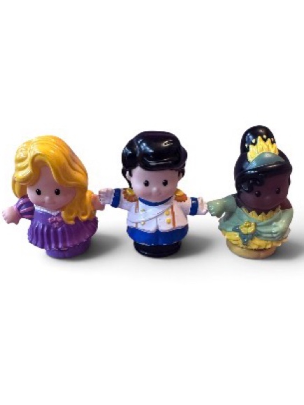 Fisher Price LITTLE PEOPLE Princess Talkers Rapunzle Teana Prince Charming